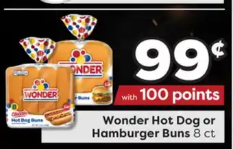 Weis Markets Wonder Hot Dog or Hamburger Buns offer
