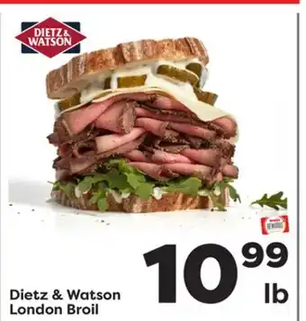 Weis Markets Dietz & Watson London Broil offer