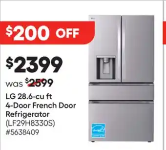 Lowe's 28.6-cu ft 4-Door French Door Refrigerator offer