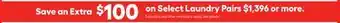 Lowe's Select Laundry Pairs offer
