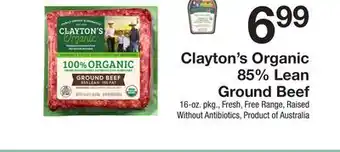 The Fresh Grocer Organic 85% Lean Ground Beef offer