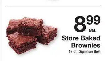 Store Baked Brownies