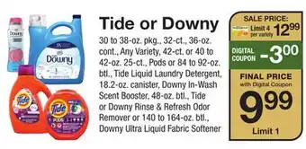 The Fresh Grocer Tide or Downy offer