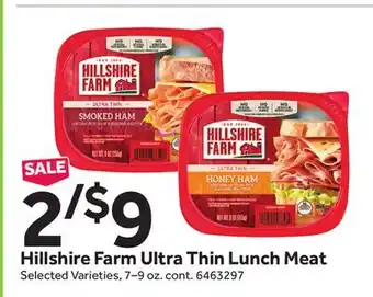 Stop&Shop Hillshire Farm Ultra Thin Lunch Meat offer