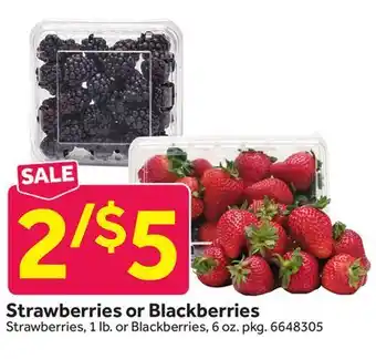 Stop&Shop Strawberries or Blackberries offer