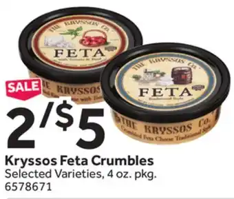 Stop&Shop Kryssos Feta Crumbles offer