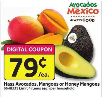 Stop&Shop Hass Avocados, Mangoes or Honey Mangoes offer