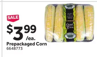 Stop&Shop Prepackaged Corn offer