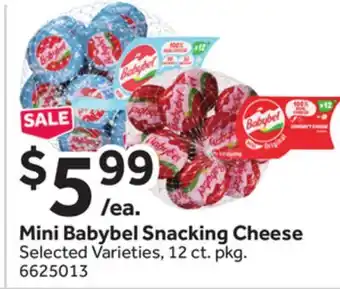 Stop&Shop Mini Babybel Snacking Cheese offer