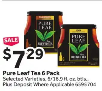 Stop&Shop Pure Leaf Tea 6 Pack offer