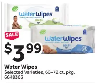 Stop&Shop Water Wipes offer