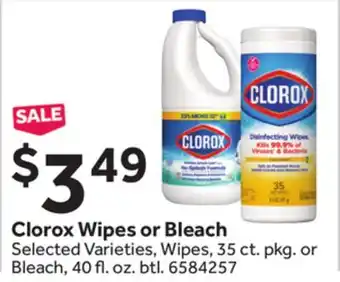 Stop&Shop Clorox Wipes or Bleach offer