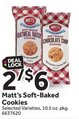 Stop&Shop Matt's Soft-Baked Cookies offer