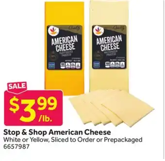 Stop&Shop Stop & Shop American Cheese offer