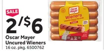 Stop&Shop Oscar Mayer Uncured Wieners offer