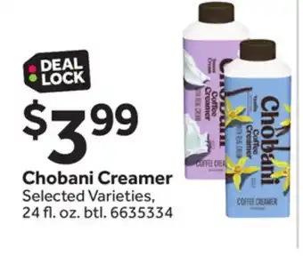 Stop&Shop Chobani Creamer offer