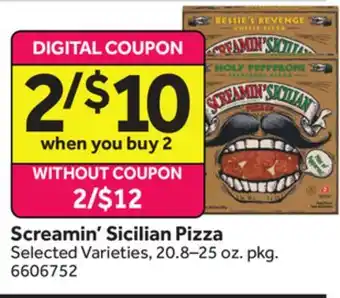 Stop&Shop Screamin' Sicilian Pizza offer