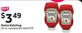 Stop&Shop Heinz Ketchup offer