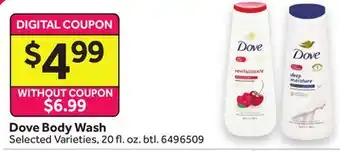 Stop&Shop Dove Body Wash offer