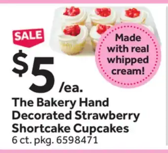 Stop&Shop The Bakery Hand Decorated Strawberry Shortcake Cupcakes offer