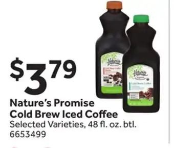 Stop&Shop Nature's Promise Cold Brew Iced Coffee offer