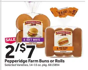 Stop&Shop Pepperidge Farm Buns or Rolls offer