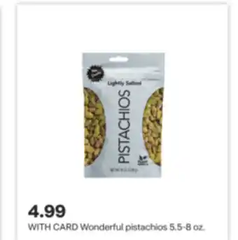 CVS Wonderful pistachios offer