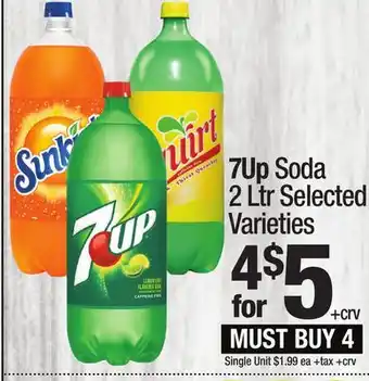 Super King Markets 7Up Soda offer