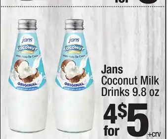 Super King Markets Jans Coconut Milk Drinks offer