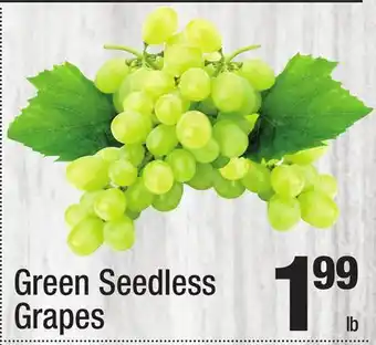 Super King Markets Green Seedless Grapes offer