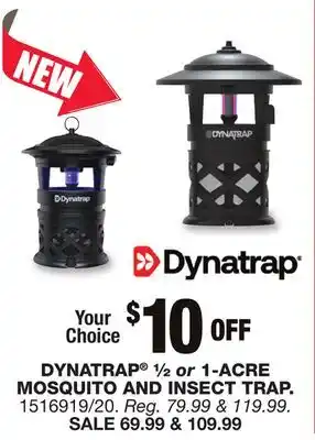 Blain's Farm & Fleet DYNATRAP 1/2 OR 1-ACRE MOSQUITO AND INSECT TRAP offer