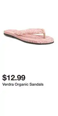 TJ Maxx Verdra Organic Sandals offer