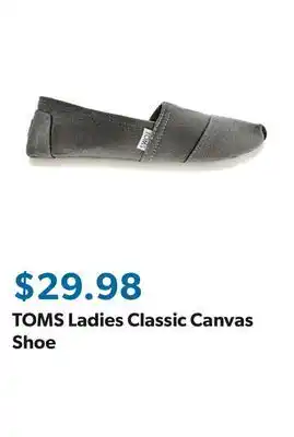 TOMS Ladies Classic Canvas Shoe