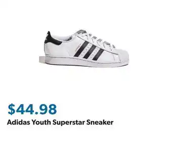 Sam's Club Adidas Youth Superstar Sneaker offer