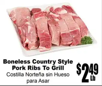 Rancho Markets Boneless Country Style Pork Ribs To Grill offer