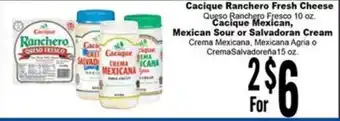 Rancho Markets Cacique Ranchero Fresh Cheese offer