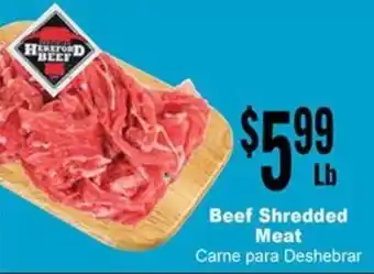 Rancho Markets Beef Shredded Meat offer
