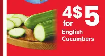 ACME English Cucumbers offer