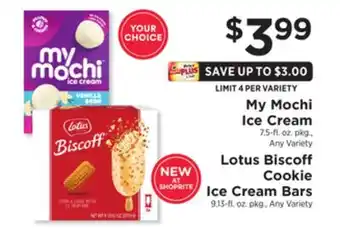 ShopRite Ice Cream offer