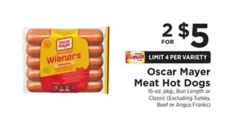 ShopRite Meat Hot Dogs offer