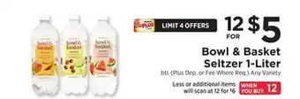 ShopRite Seltzer 1-Liter offer