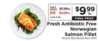 ShopRite Fresh Antibiotic Free Norwegian Salmon Fillet offer