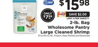 ShopRite 2-lb. Bag Large Cleaned Shrimp offer