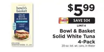 ShopRite Solid White Tuna 4-Pack offer