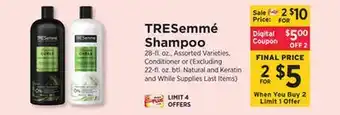 ShopRite Shampoo offer