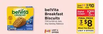 ShopRite belVita Breakfast Biscuits offer