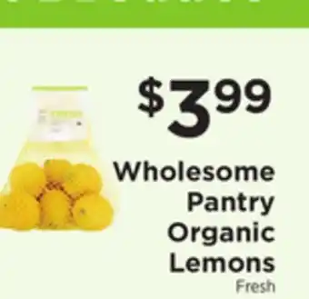 ShopRite Organic Lemons offer