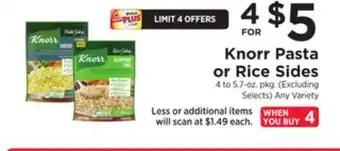 ShopRite Pasta or Rice Sides offer