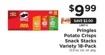 ShopRite Potato Crisps Snack Stacks Variety 18-Pack offer
