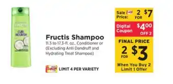 ShopRite Shampoo offer